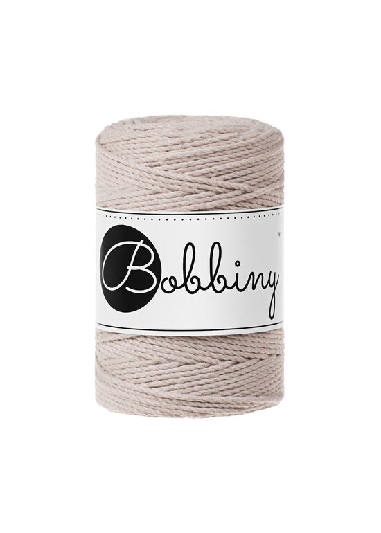 Makramē virve 3PLY - Nude